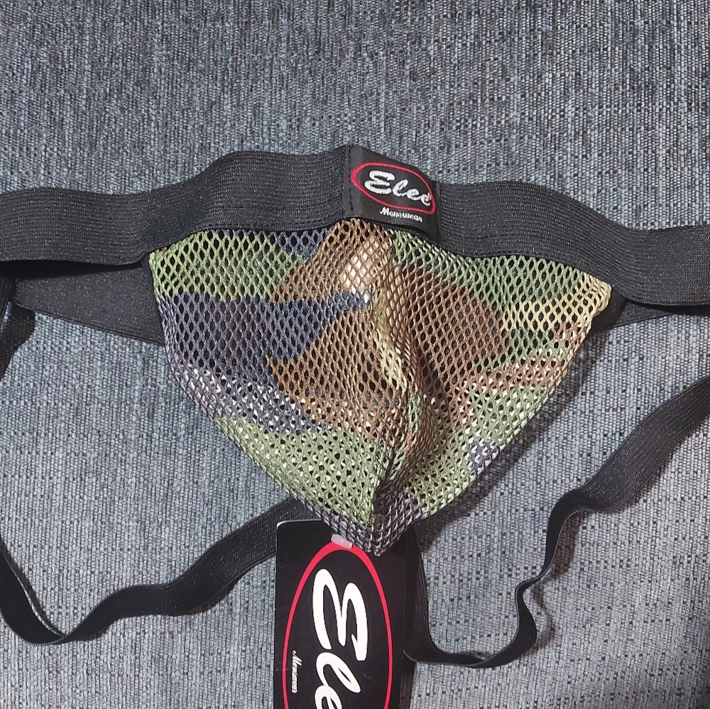 Mens camo mesh jockstrap